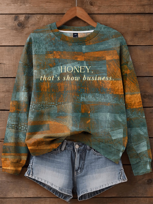 Women's Showgirl Design Music Fan Sweatshirt