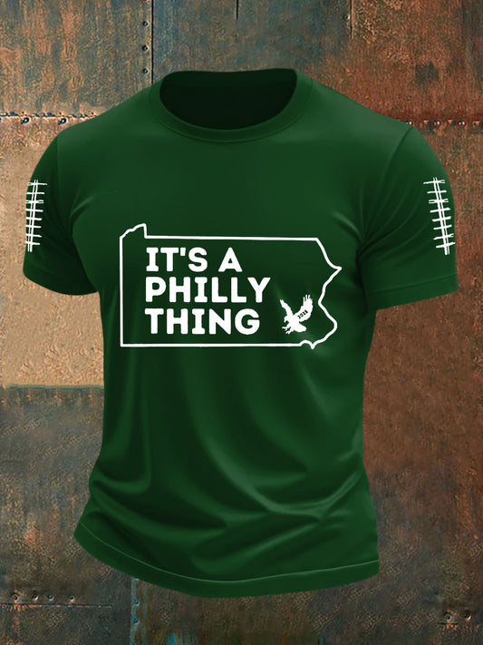 Men's It's A Philly Thing Football Fans Lovers Casual Short Sleeve T-shirt