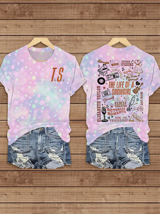 Women's The Life Of A Showgirl Short-sleeved T-shirt