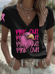 Women's Breast Cancer Awareness Month Football Fans T-shirt