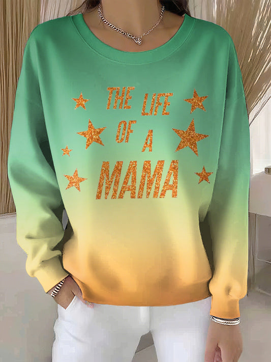 Women's Showgirl Print Music Fan Sweatshirt