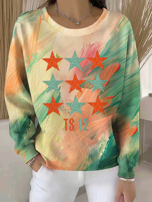 Women's Showgirl Print Music Fan Sweatshirt