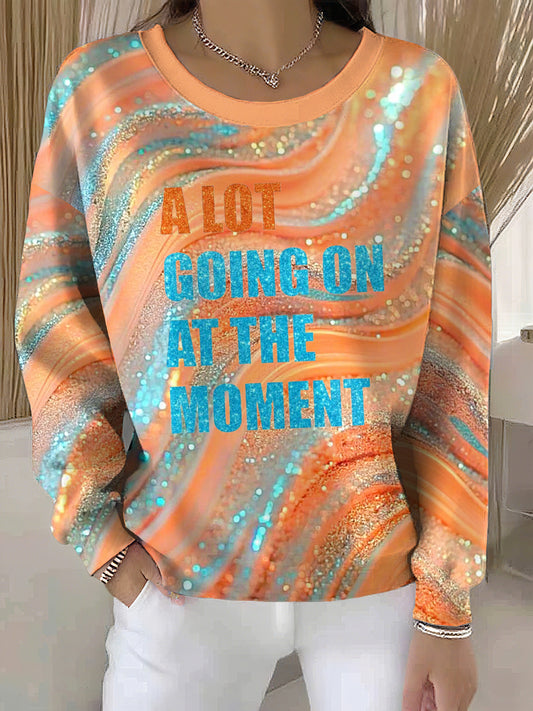 Women's Showgirl Print Music Fan Sweatshirt