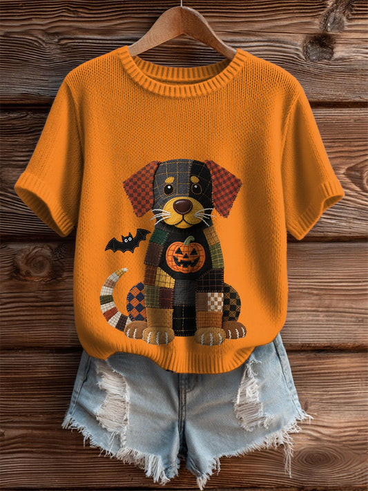 Women's Halloween Puppy T-Shirt