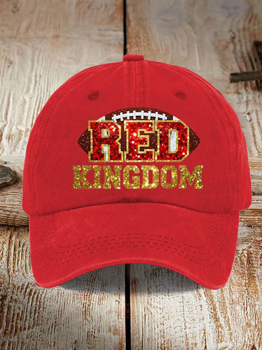 Red Kingdom Football Hat