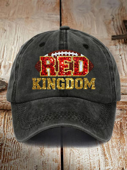 Red Kingdom Football Hat