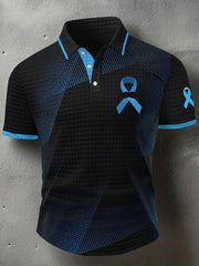 Men's prostate cancer casual tops