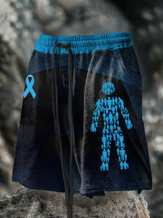 Men's Prostate Cancer Casual Shorts
