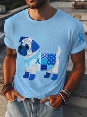 Men's Prostate Cancer Dachshund T-Shirts