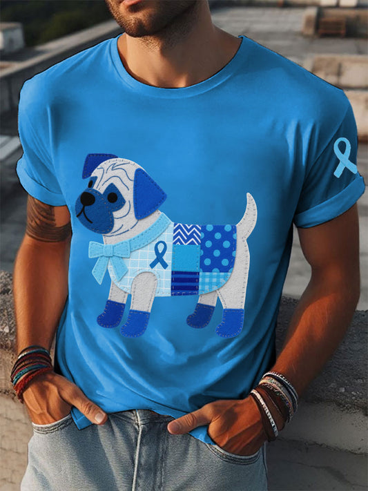 Men's Prostate Cancer Dachshund T-Shirts