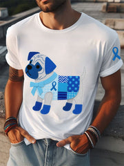 Men's Prostate Cancer Dachshund T-Shirts