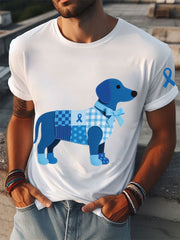 Men's Prostate Cancer Dachshund T-Shirts