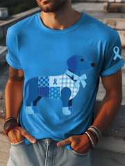 Men's Prostate Cancer Dachshund T-Shirts