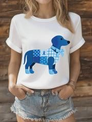 Women's Prostate Cancer Dachshund T-Shirts