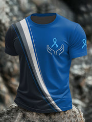 Men's Prostate Cancer Blue Ribbon T-Shirts