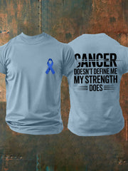 Men's cancer doesn't define me my strength does T-shirts