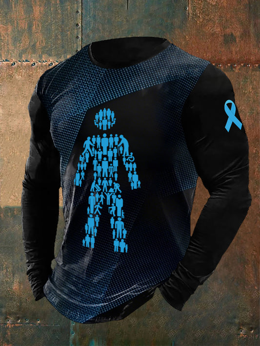 men's prostate cancer male body figure t-shirts
