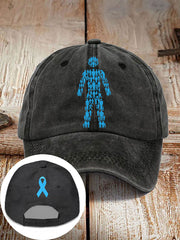 prostate cancer male body figure neutral hats