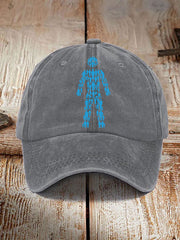 prostate cancer male body figure neutral hats