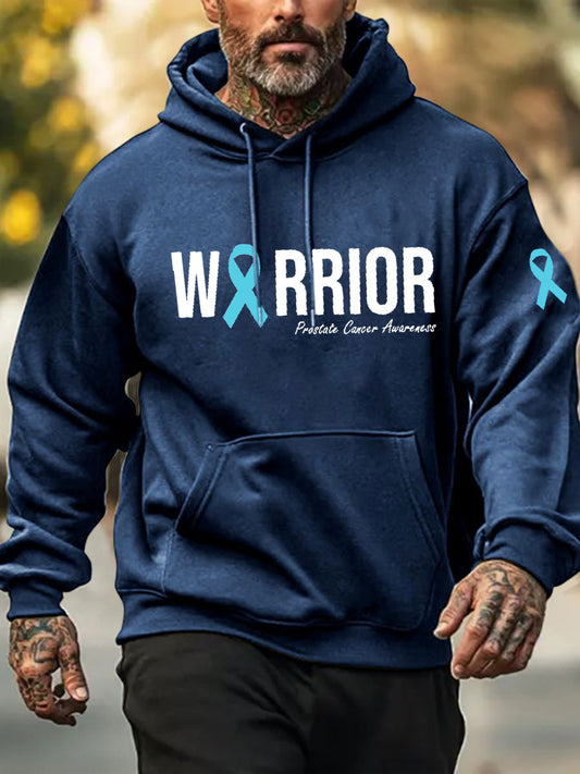 Men's Prostate Cancer Awareness Print Hoodie