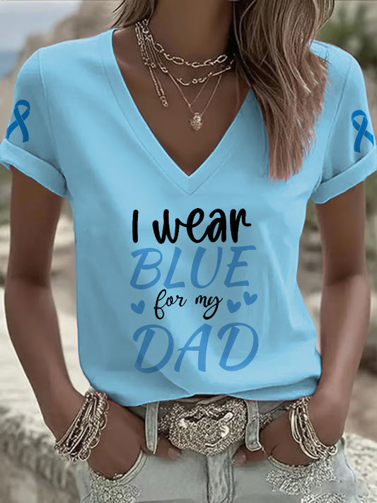 Women's Prostate Cancer Awareness Family T-Shirt