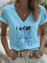 Women's Prostate Cancer Awareness Family T-Shirt