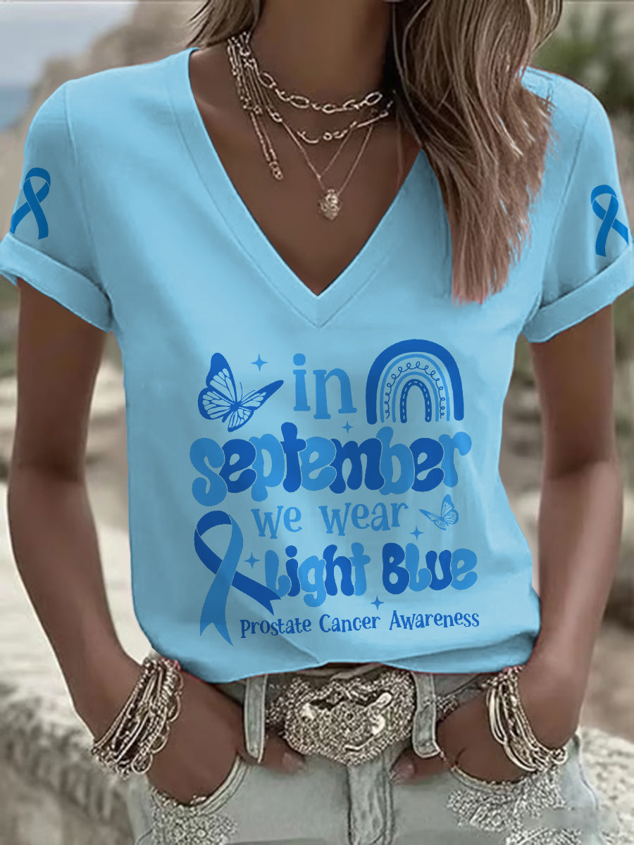 Women's Prostate Cancer Awareness Family T-Shirt