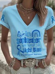 Women's Prostate Cancer Awareness Family T-Shirt