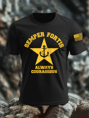 Men's Navy 250th Anniversary Crew Neck T-shirt