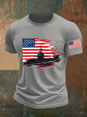 Men's Navy 250th Anniversary Printed T-shirt