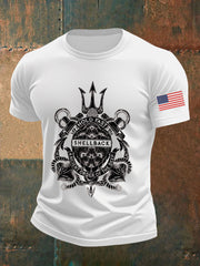 Men's Navy 250th Anniversary Printed T-shirt