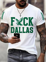 Men's Football Fans Lovers Gameday Casual Tee