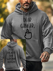 Men's Dear cancer, you picked the wrong bitch sweatshirts