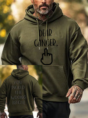 Men's Dear cancer, you picked the wrong bitch sweatshirts