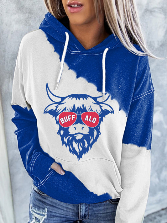 Women's Football Fans Lovers Gameday Casual Hoodie