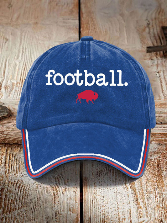 Unisex Buffalo Football Lover Print Hat