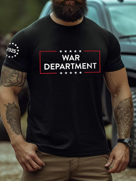 Men's Department of War 2025 T-shirt gracestitchs