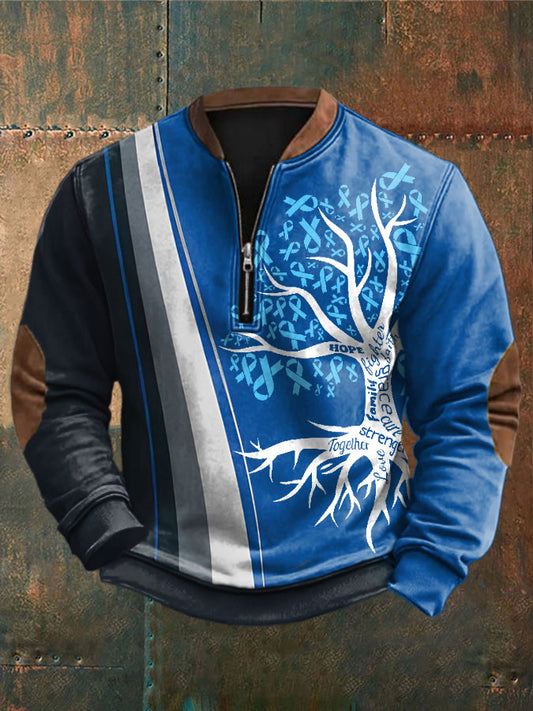 Men's Prostate Cancer Life Tree Sweatshirts