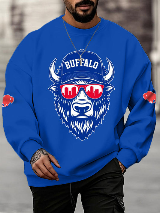 Men's Football Fans Lovers Gameday Casual  Sweatshirt