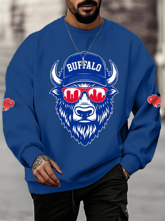 Men's Football Fans Lovers Gameday Casual  Sweatshirt