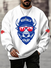 Men's Football Fans Lovers Gameday Casual  Sweatshirt