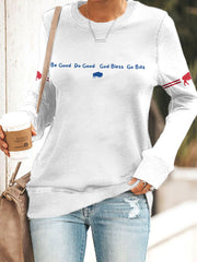 Women's Buffalo Football Lover Printed Sweatshirt