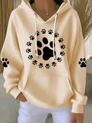 Women's Cute Dog Paws Hoodie