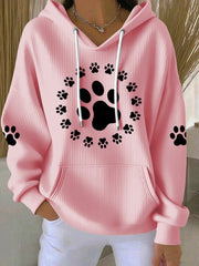 Women's Cute Dog Paws Hoodie
