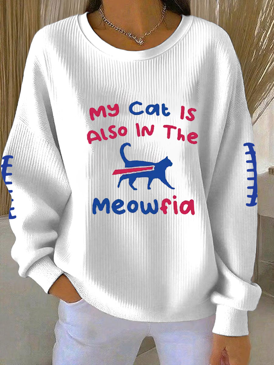 Women's Be Good Do Good God Bless Go Buffalo Football Fans Lovers Gameday Casual Sweatshirt