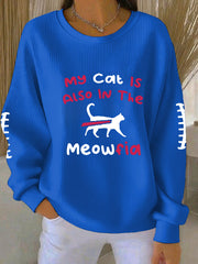 Women's Be Good Do Good God Bless Go Buffalo Football Fans Lovers Gameday Casual Sweatshirt