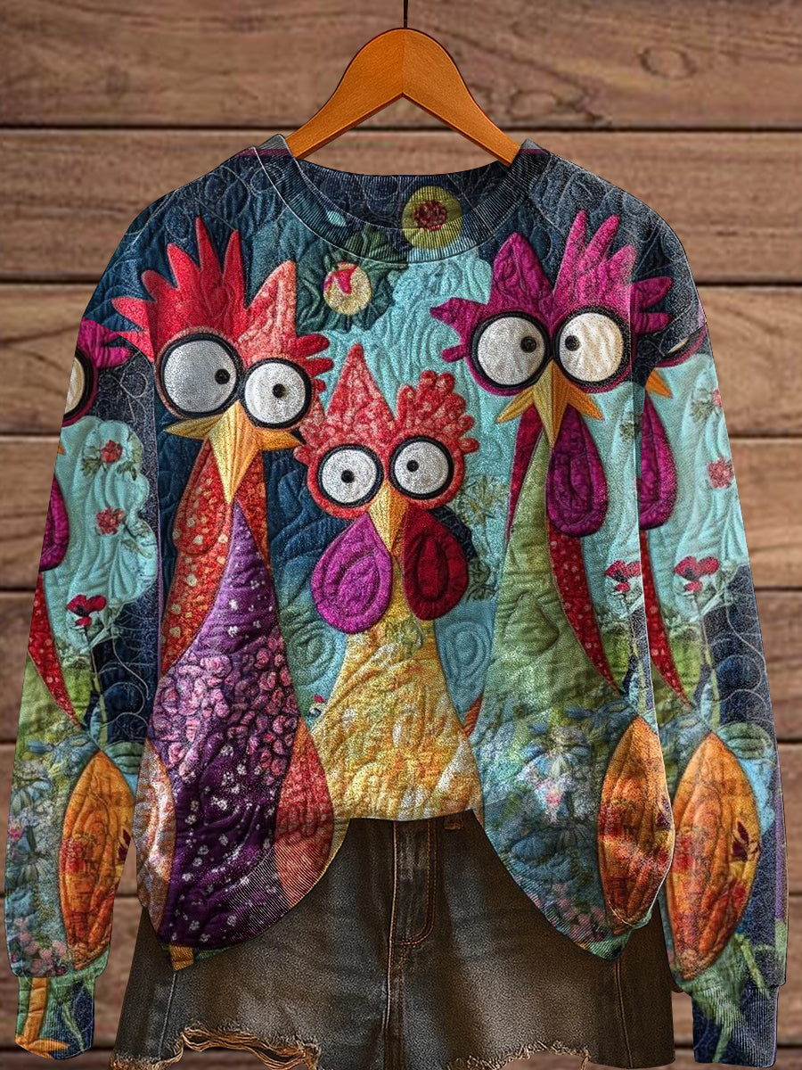 Women's Thanksgiving Turkey Print Sweatshirt