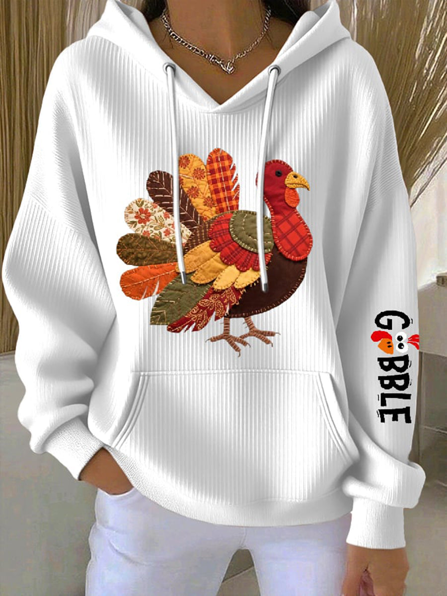 Women's Thanksgiving Turkey Hoodie