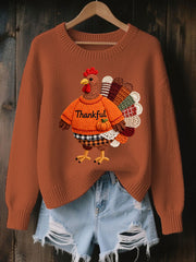 Women's Thanksgiving Turkey Sweater