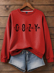 Women's Thanksgiving Print Sweatshirt